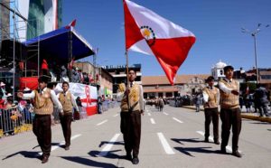 DESFILE  ESCOLAR  POR EL DIA DE LA BANDERA TENDRA CARÁCTER DE CONCURSO