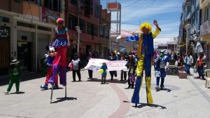 CON PASACALLE Y CAMPAÑA  DE SENSIBILIZACION RECORDARON LA IMPORTANCIA DE LA EDUCACIÓN INCLUSIVA