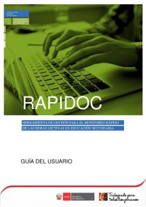 DIRECTORES DE II.EE FOCALIZADAS DEBEN REMITIR INFORME DE HORAS EFECTIVAS A TRAVÉS DEL APLICATIVO RAPIDOC