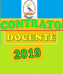 DOCENTES APTOS II ETAPA CONTRATO DOCENTE 2019