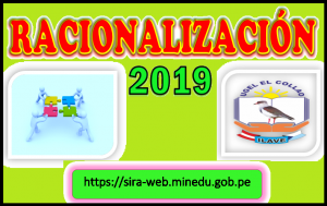 ATENCION DIRECTORES, DEBEN INICIAR EL PROCESO DE RACIONALIZACION