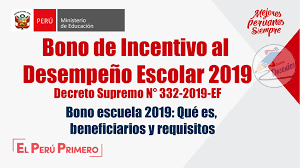 INSTITUCIONES EDUCATIVAS BONO ESCUELA 2019 UGEL EL COLLAO ILAVE