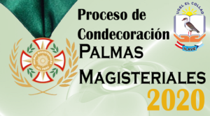 Proceso de Condecoración de Palmas Magisteriales 2020