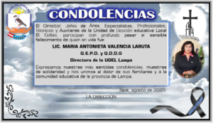 AVISO NECROLÓGICO