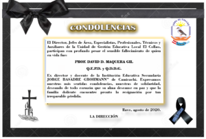 AVISO NECROLÓGICO