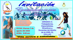 EJERCITÁNDOME EN CASA CON «FITDANCE» UGEL EL COLLAO 2020