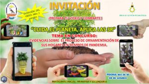 INVITACIÓN «CIUDA EL PLANETA, APLICA LAS 3R» 2020