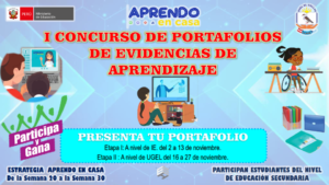 I CONCURSO DE PORTAFOLIO DE EVIDENCIAS DE APRENDIZAJE-UGEL EL COLLAO-2020