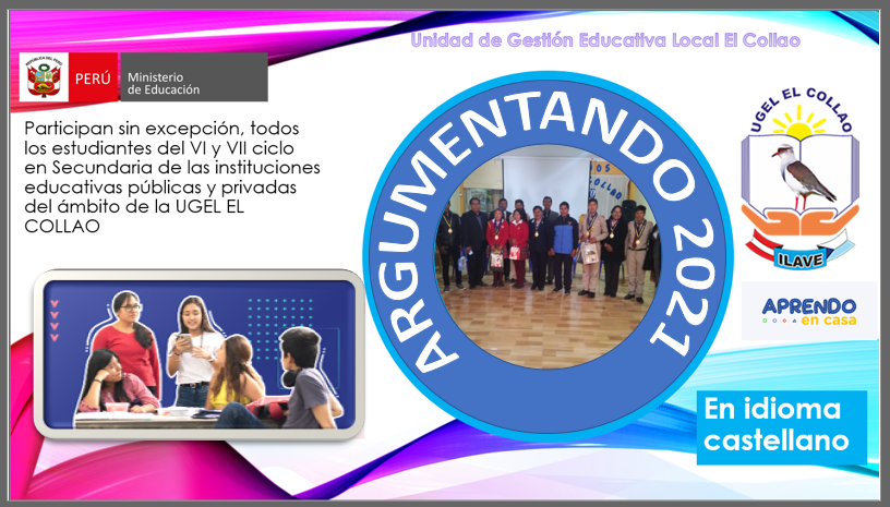 CONCURSO DE ARGUMENTANDO 2021-UGEL EL COLLAO