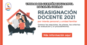 ADJUDICACIÓN DE PLAZAS REASIGNACIONES UGEL EL COLLAO