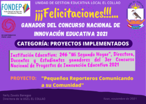Felicitaciones a la IE 246 «Mi Segundo Hogar» 2021