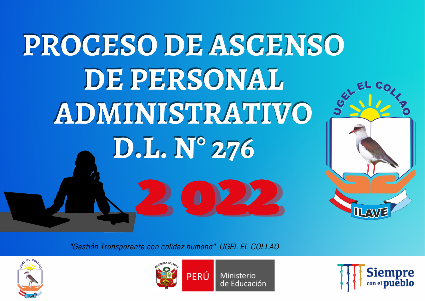 Resultado final del cuadro de ascenso para personal administrativo 276-2022