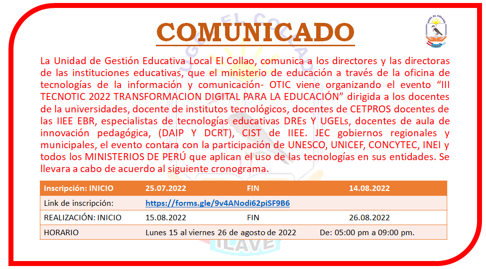 COMUNICADO-TECNOTIC-2022