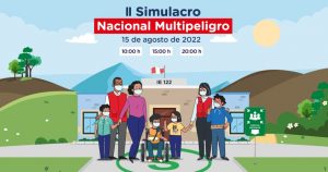 OFICIO MULTIPLE N° 087-2022 SOBRE CUMPLIMIENTO DEL SEGUNDO SIMULACRO NACIONAL MULTIPELIGROS-2022