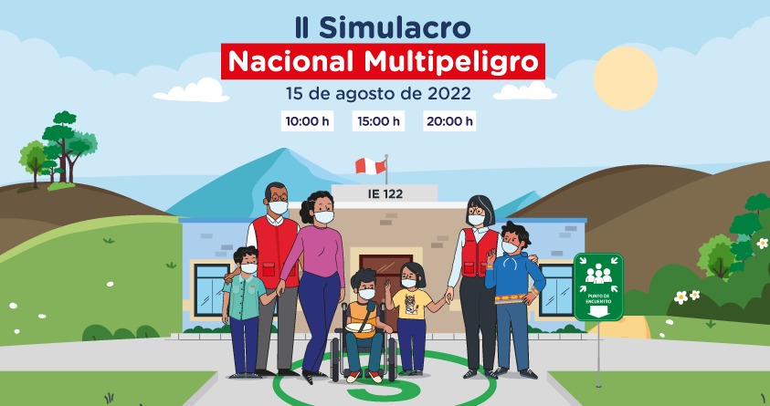 OFICIO MULTIPLE N° 087-2022 SOBRE CUMPLIMIENTO DEL SEGUNDO SIMULACRO NACIONAL MULTIPELIGROS-2022
