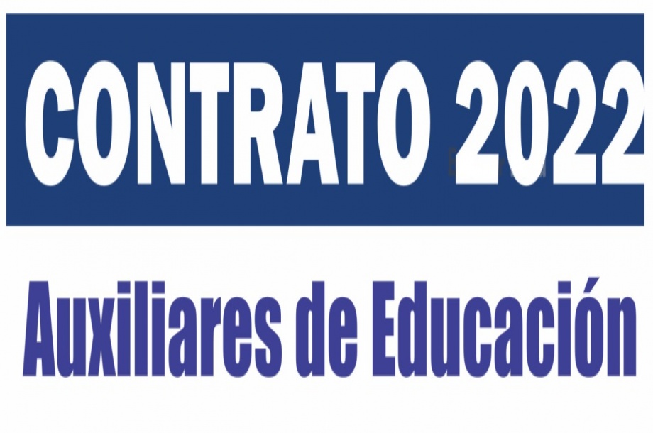PLAZA VACANTE PARA CONTRATO DE AUXILIAR DE EDUCACION PARA ADJUDICAR EL DÍA:  09-09-2022
