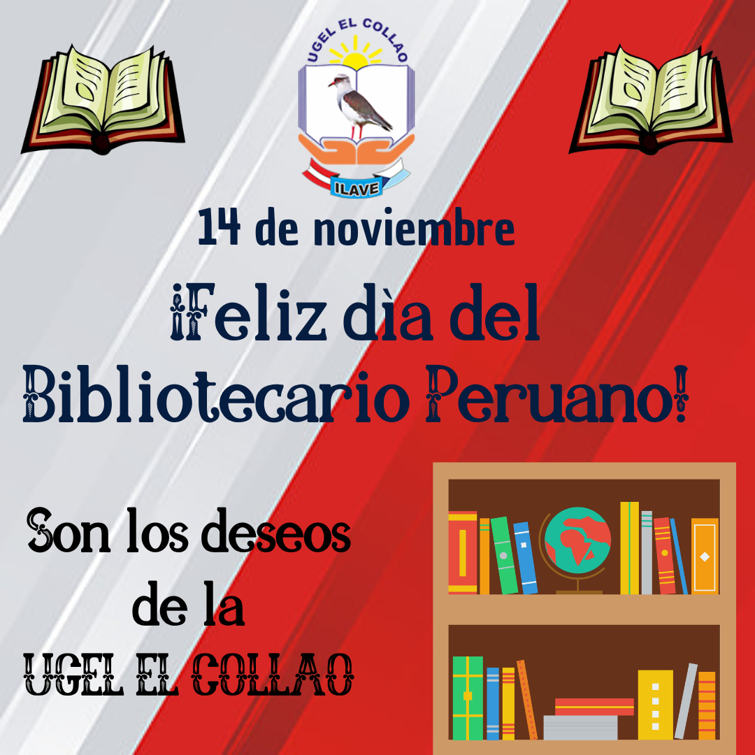 Feliz dia del Bibliotecario nacional 14 de noviembre