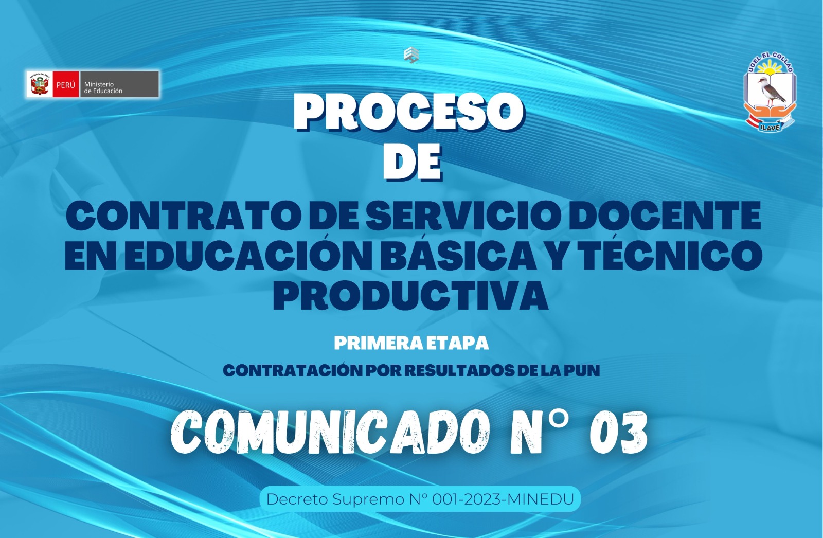 COMUNICADO N° 03 CONTRATO DOCENTE-2023