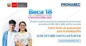 Comunica actividades de recojo de información del Proyecto Innovación » Motivando con Beca 18″