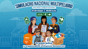 PARTICIPACIÓN EN LA EJECUCIÓN DEL “I SIMULACRO  NACIONAL MULTIPELIGRO 2023”