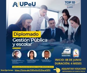 DIPLOMADO EN GESTIÓN PUBLICA Y ESCOLAR