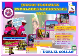 BASES DEL CONCURSO NACIONAL 2023- JUEGOS FLORALES ESCOLARES NACIONALES”