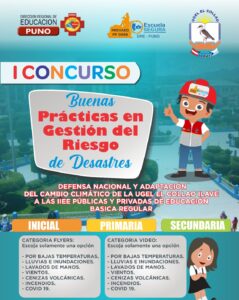 INVITA A LAS IIEE A PARTICIPAR EN EL I CONCURSO DE BUENAS PRÁCTICAS EN DEFENSA NACIONAL  Y ADAPTACIÓN AL CAMBIO CLIMATICO EN GESTIÓN DE RIESGOS Y DESASTRES