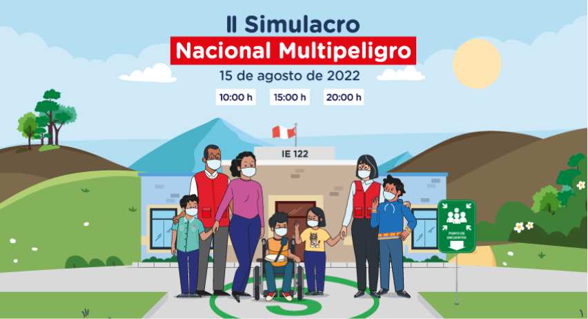 II SIMULACRO NACIONAL MULTIPELIGRO – MARTES 15 DE AGOSTO