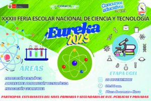 RESULTADOS DEL CONCURSO EDUCATIVO DE XXXIII FERIA NACIONAL DE CIENCIA Y TECNOLOGÍA «EUREKA» 2023