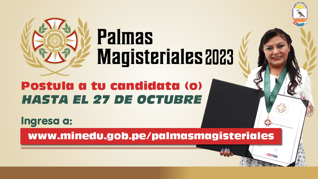 CONDECORACIÓN DE PALMAS MAGISTERIALES – 2023