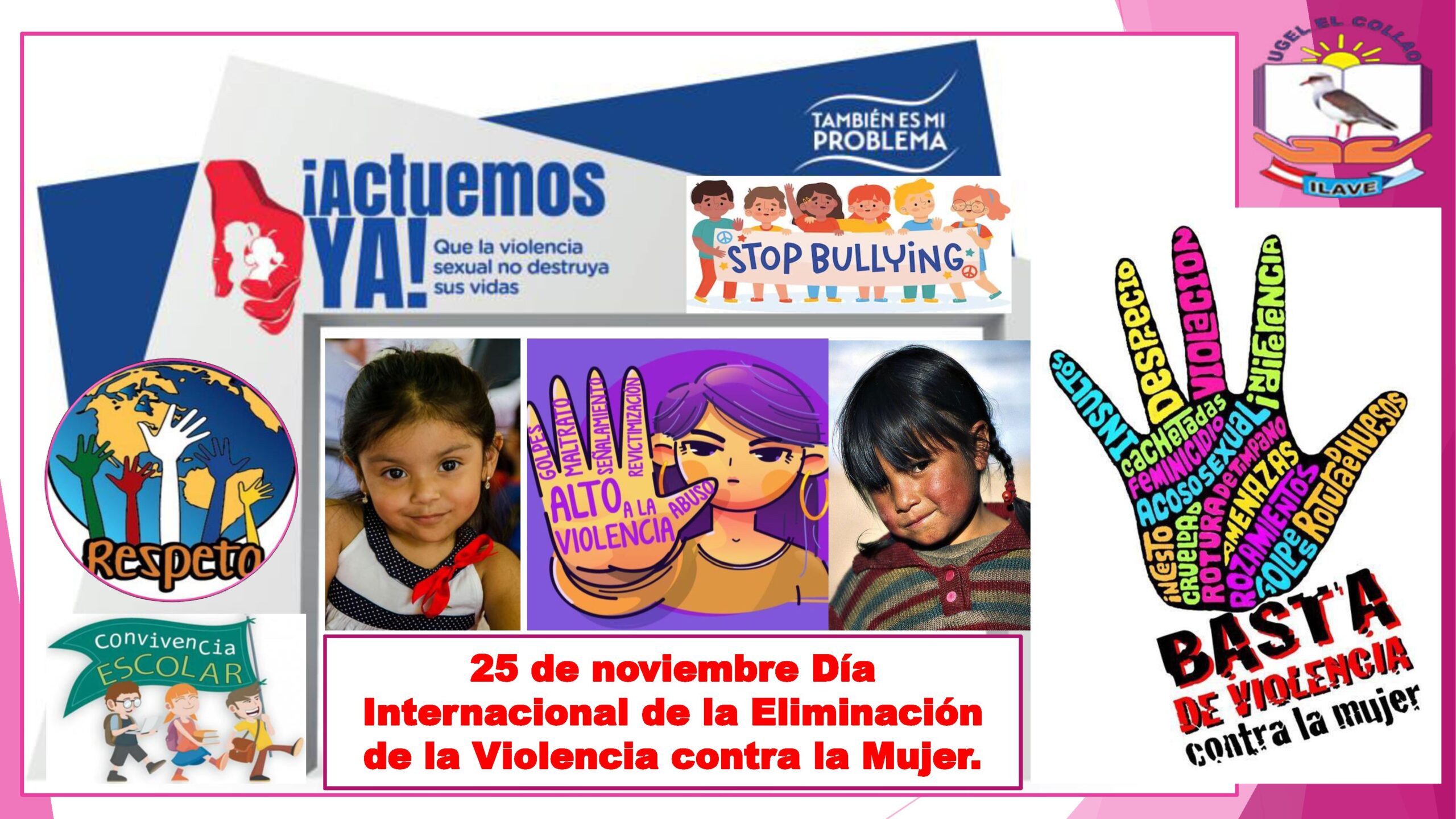 COMUNICA: Realizar acciones de prevención por recordar el 25 de noviembre, día internacional de la eliminación de la violencia en contra la mujer.