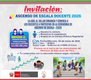 INVITACIÓN – ASCENSO DE ESCALA DOCENTE 2026.