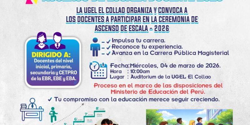 INVITACIÓN – ASCENSO DE ESCALA DOCENTE 2026.