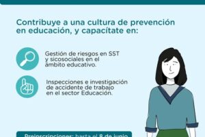 Tu también puedes sumarte en formar una cultura de prevención.